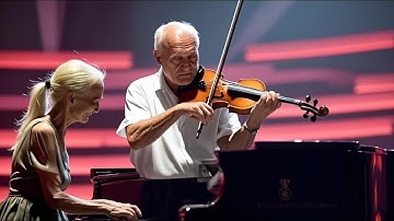 No One Could Stop Crying: Homeless 90-Year-Old Couple’s Duet Shakes the Stage 😭🎶 #viralvideo