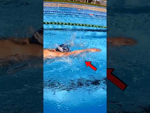 Elbow hitting the water first?