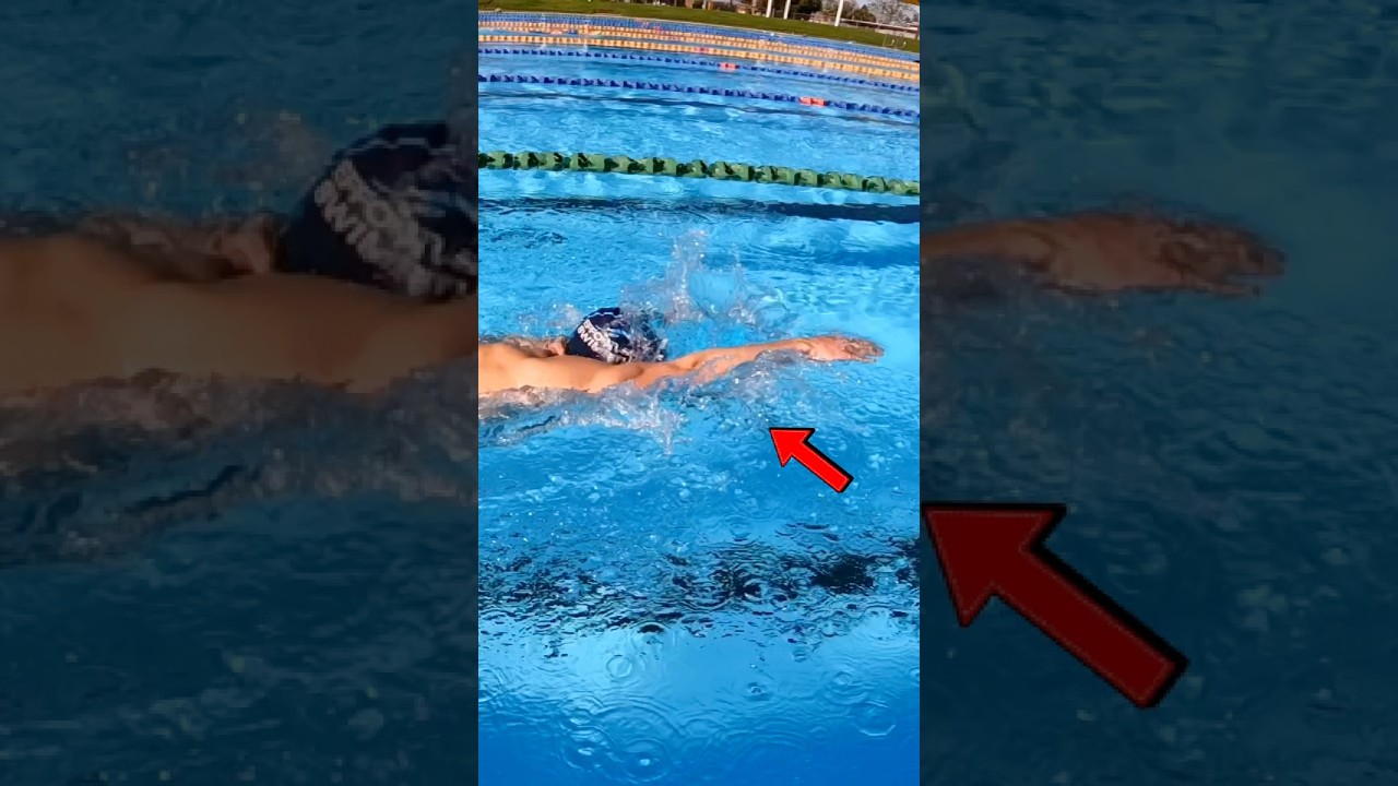 Elbow hitting the water first?