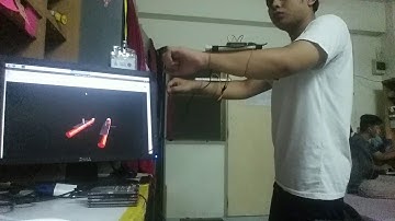 Animetion my hand by vpython using MPU 9250 (esp8266) passing data by MQTT Cloud to Pi 4