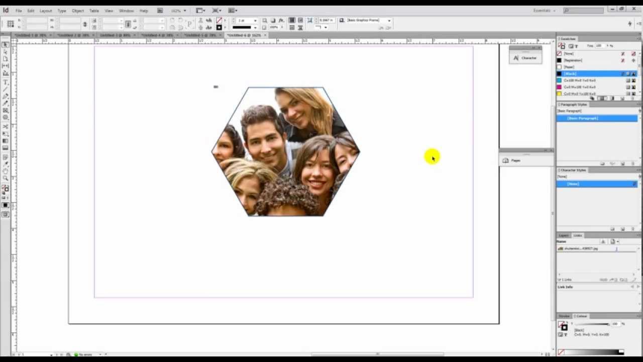 How Create A Clipping Mask Indesign YouTube