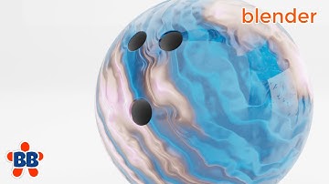 The Dude Abides - Quickly Make a Bowling Ball in Blender with a Swirly Shader.