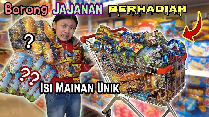 BELI SEMUA JAJANAN BERHADIAH SAMPAI KOSONG DI SUPERMARKET ! Uang Papa Habis Papa Marah Besar