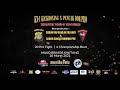 Live Stream : KX-1 KickBoxing x Pencak Dor Pro