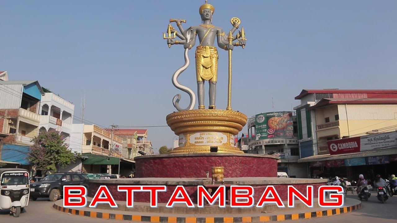 CITY TOUR BATTAMBANG CAMBODIA.BEST TOWN IN CAMBODIA.A HAPPY TOWN. 