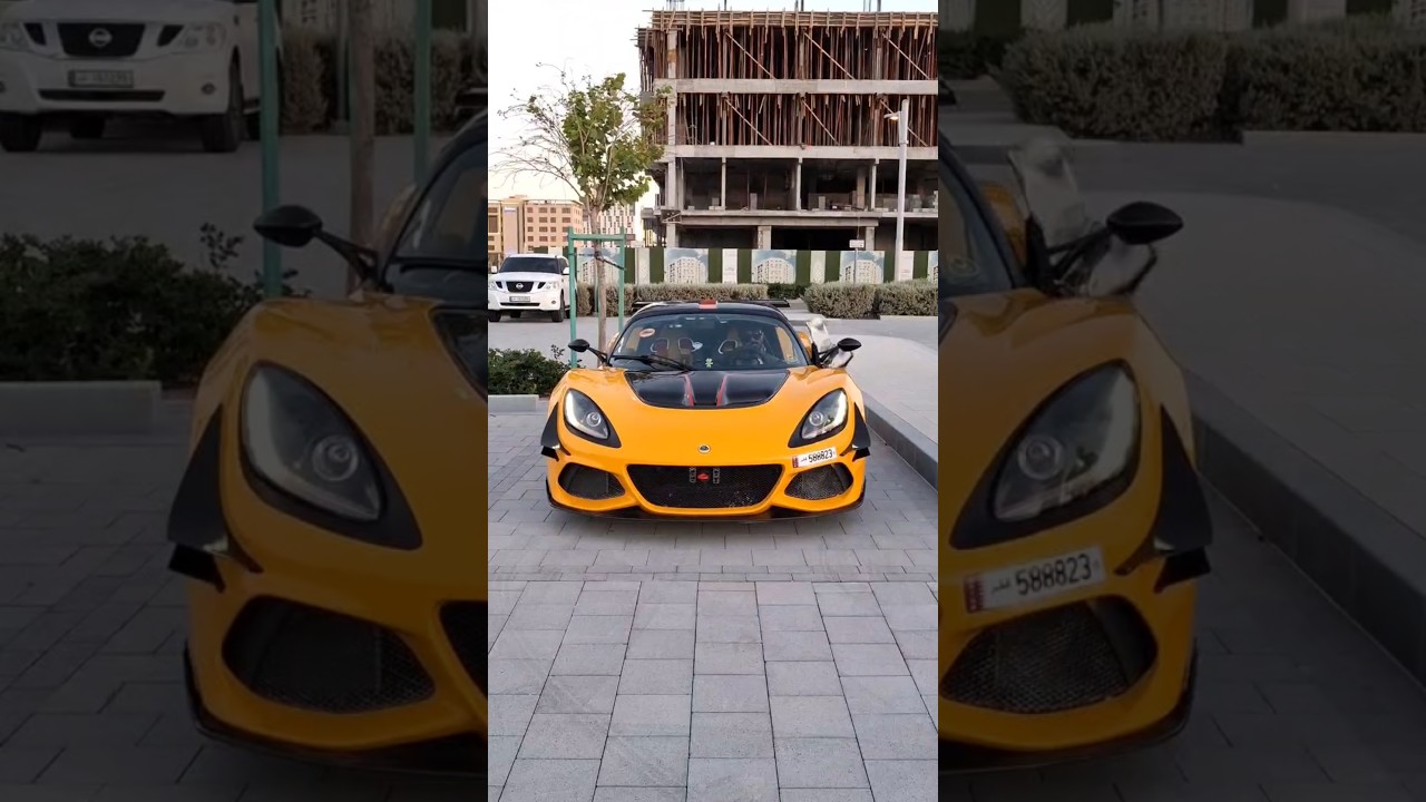 Lotus Exige spotted in Qatar! 😍💛 