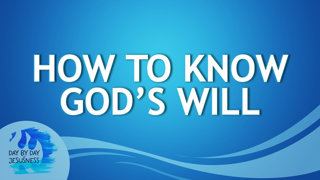2025-05-09 How To Know God's Will - Ed Lapiz