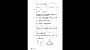 MCS - 212   June 2022 Question Paper