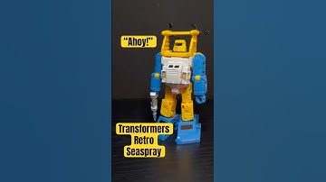 Transformers Retro Seaspray Review #transformers #hasbro #seaspray #retro #fyp #shorts