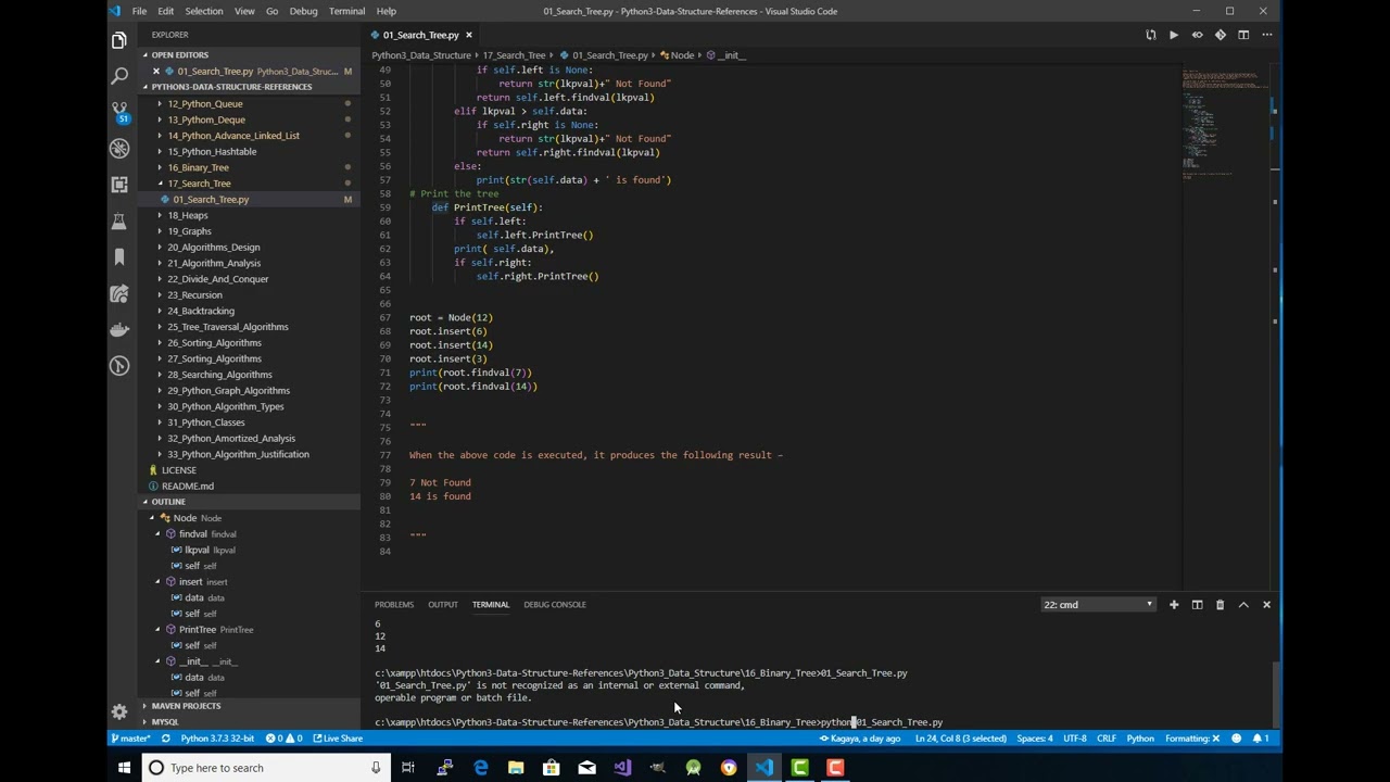 Python3 Data Structure References Code Only 16
