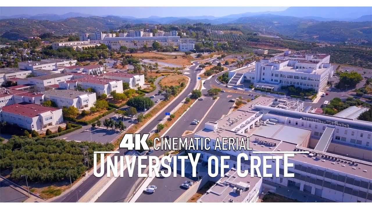 UNIVERSITY OF CRETE Drone 4K Πανεπιστημίου Κρήτης CRETE GREECE - YouTube
