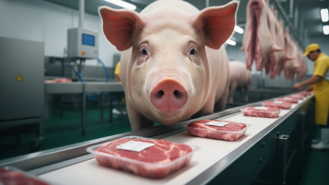 How Pork Sausage Is Made in a Modern Factory  Complete Meat Processing Documentary