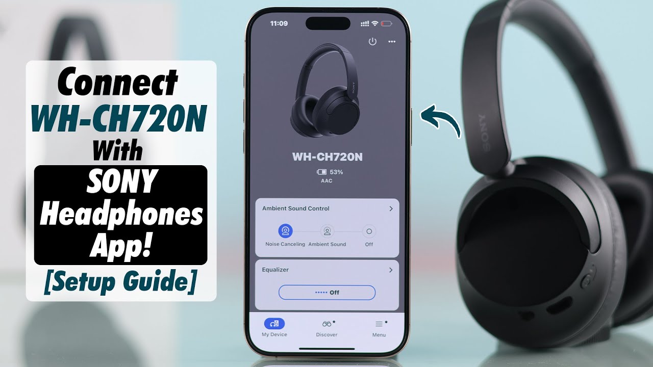 How to Connect Sony WH-CH720N with Sony Headphones App! [Setup Guide]