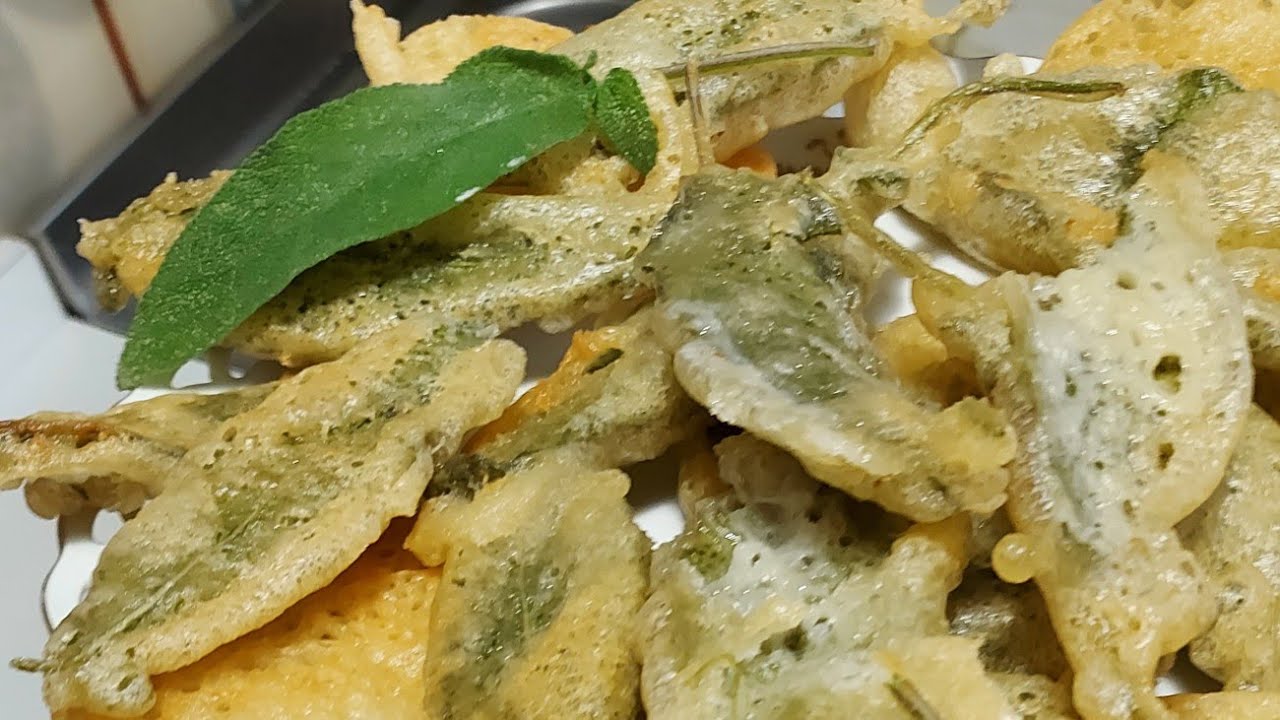 Fry salvia recipe salvia fritto How I prepare my fry salvia ( fried sage recipe, easy ut yummy