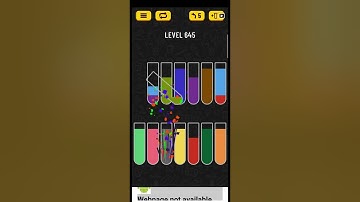 Water sort game level 565 and level 566