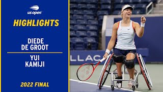 Diede De Groot vs. Yui Kamiji Highlights | 2022 US Open Final