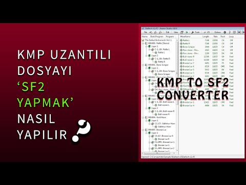 KMP TO SF2 UZANTILI DOSYALAR HALİNE GETİRMEK - SF2 FORMAT - AWAVE STUDIO☻