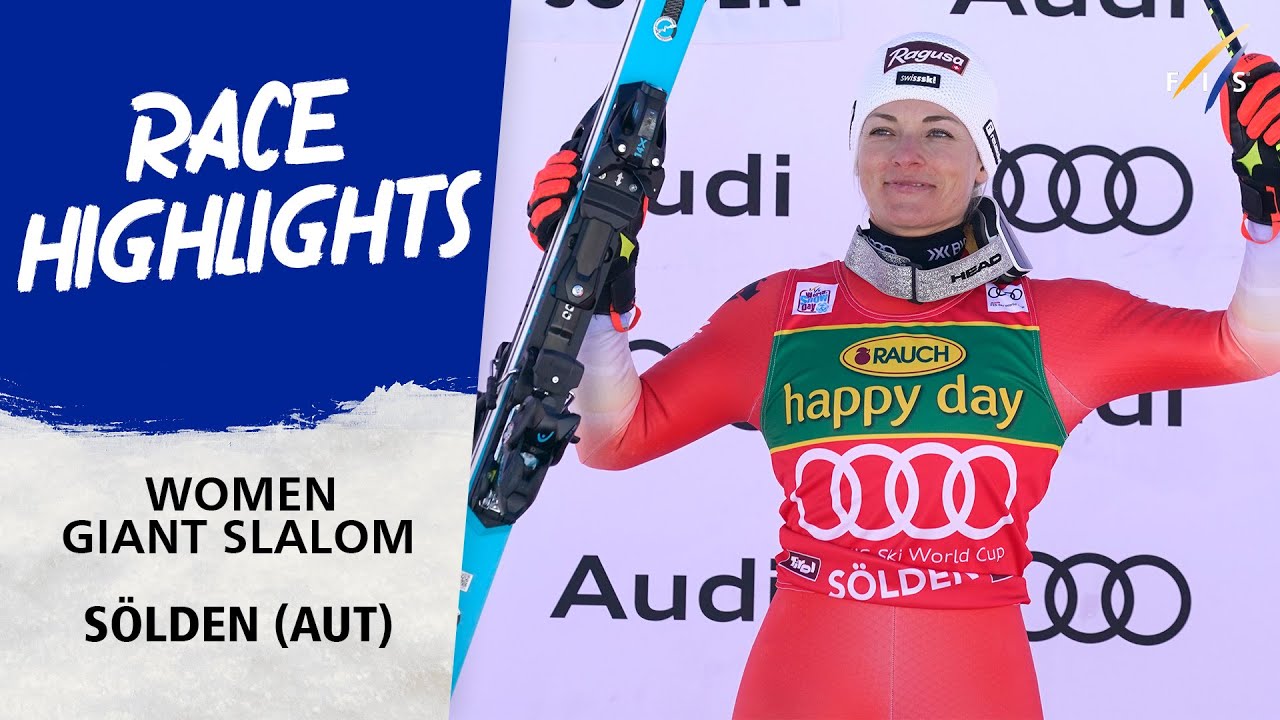 FIS Alpine I Highlights Women‘s Giant Slalom Soelden 2023