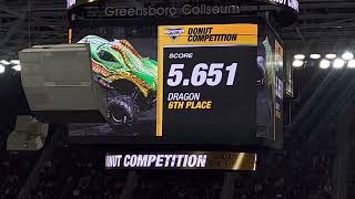 Monster Jam Donut Competition finale | Greensboro NC 2023