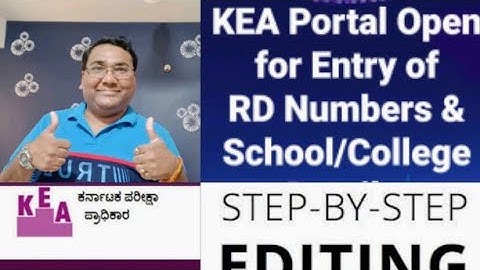 How to edit Kcet application form 2024|KCET application form editing|kcet document verification 2024