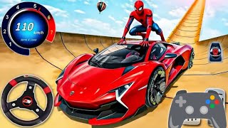 Superhero Car Stunt Mega Ramps - Impossible GT Car Driving Tracks 3D - Android GamePlay screenshot 4