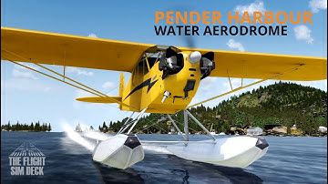 Prepar3D | Flying Around Texada Island | A2A Piper J-3 Cub