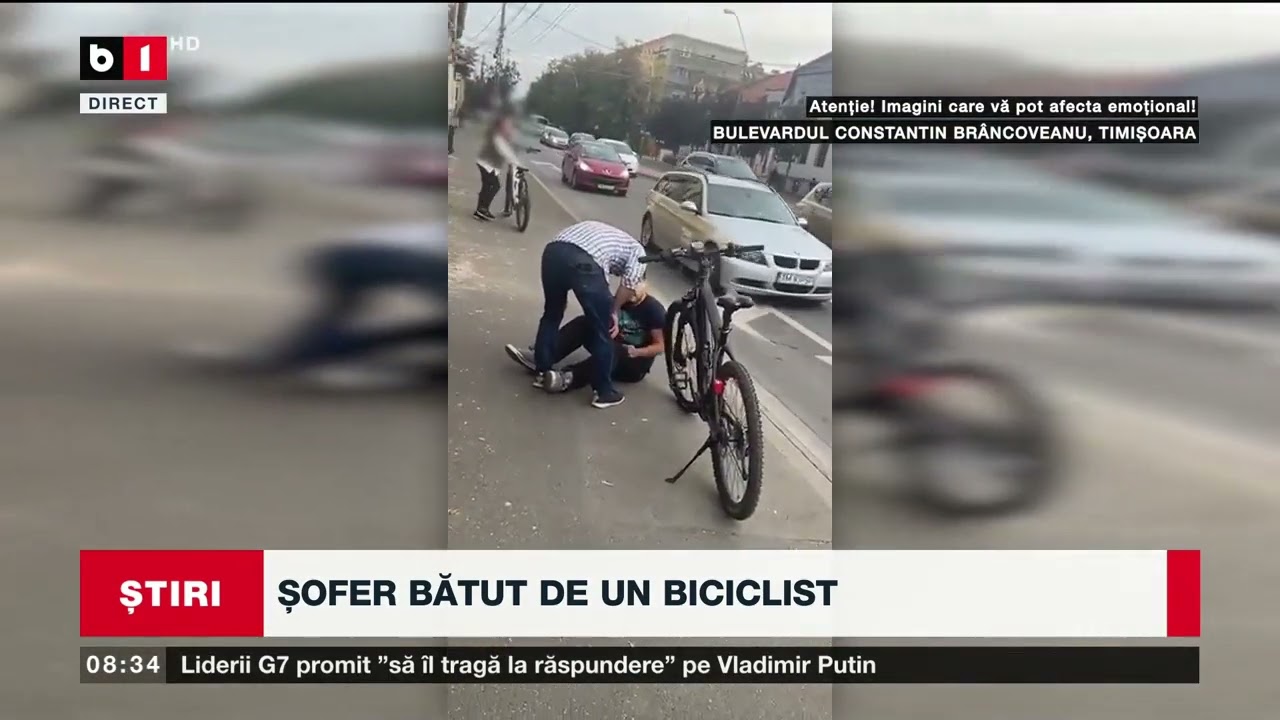 TIMIȘOARA - ȘOFER BĂTUT DE UN BICICLIST_Știri B1_12 oct 2022