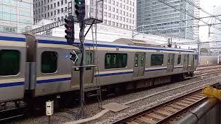 JR東日本E235系1000番台F-31編成　品川駅13番線到着　20240324 093115