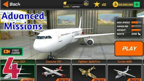 Airplane Simulator Game - Flight Pilot Simulator 3d Free / Advanced Missions - Android Gameplay