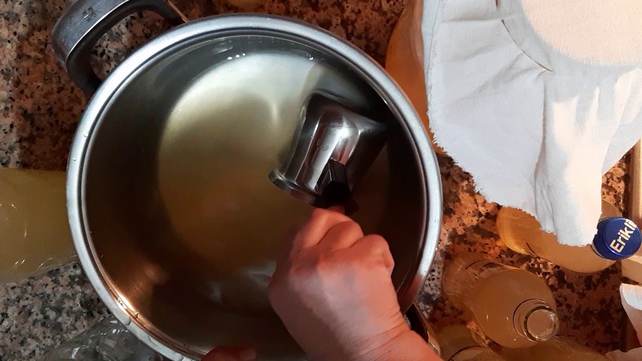 ORGANİK DOĞAL EV YAPIMI SİRKE nasıl yapılır ? süzmesi ve şişeleme YouTube