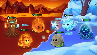 Elemental Battle : Merge Game - I finally unlocked the strongest element in game😱 screenshot 4