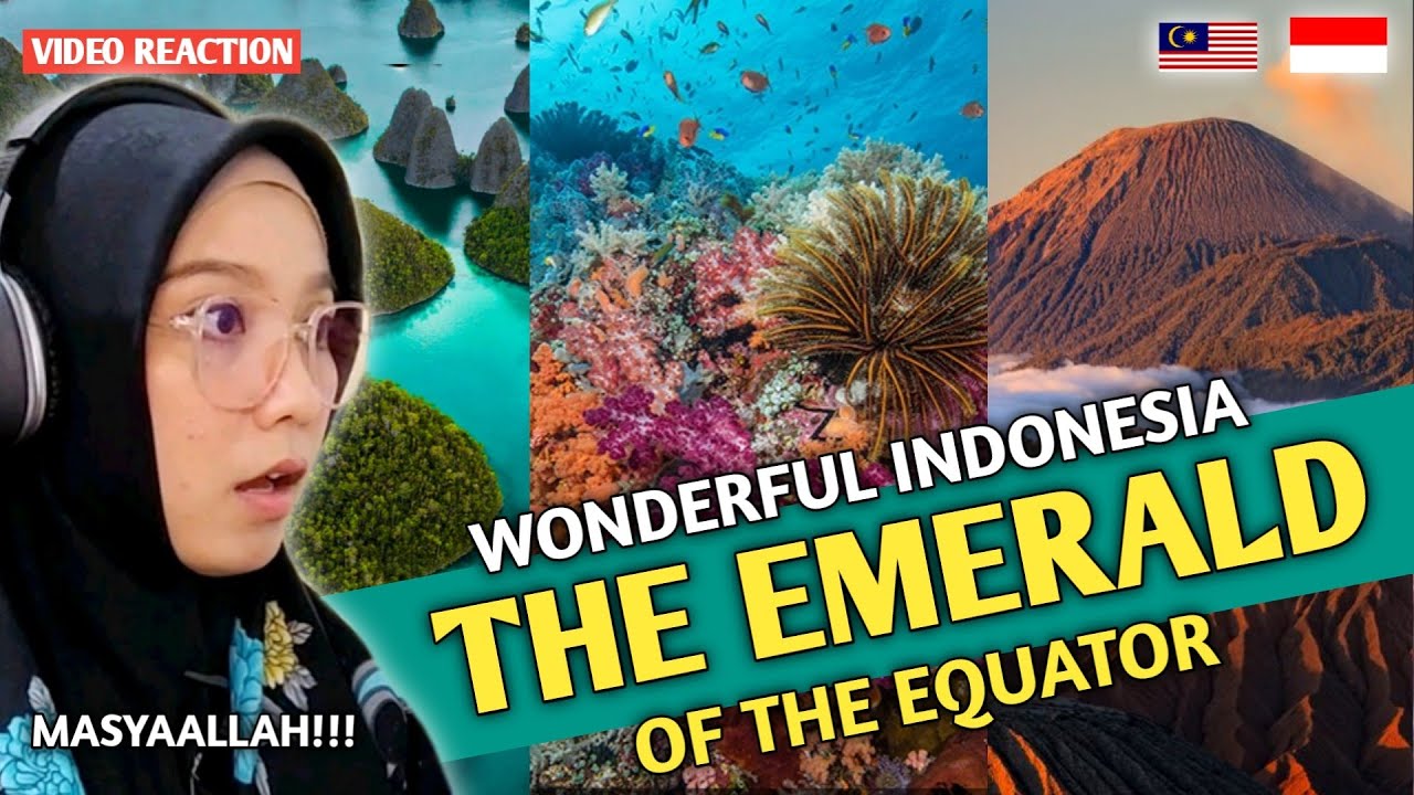 🇲🇨 REACTION THE EMERALD OF THE EQUATOR | KEINDAHAN & KEUNIKAN EKOSISTEM INDONESIA 😃💕