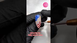 easy stars and stripes nail art that’s perfect⭐🇺🇸💅✨ #patrioticnails #nailart #summernails #cutenails