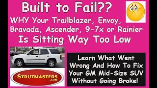 Why The Air Suspension Fails On GM Trailblazer, Bravada, 9-7x, Ascender, Envoy and Rainier Models Saab 9 7x Air Suspension Problems