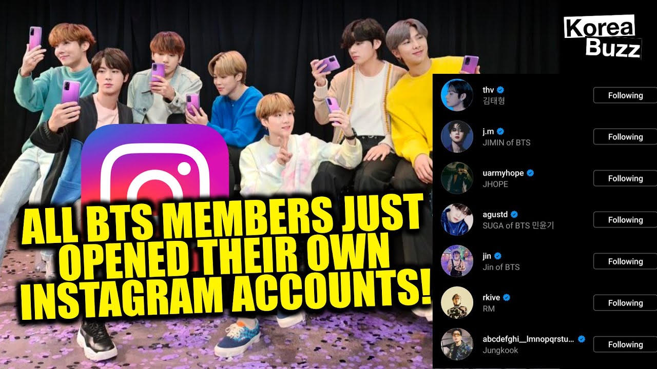 🔴 BTS MEMBERS IG FOLLOWER LIVE COUNT