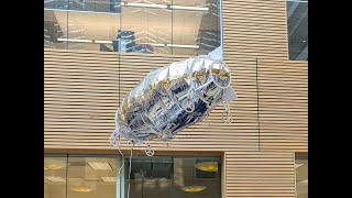RC Blimp, Maneuverable Airship Test in 4 Degrees of Freedom (Updated)