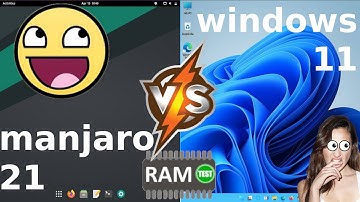 Manjaro 21 vs Windows 11: RAM