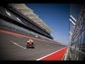 Repsol honda motogp team testing at the circuit of the americas