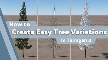 Terragen 4 Basics: Create Easy Tree Variants