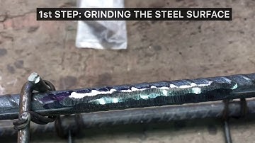 How to attach strain gauges to reinforcement bars