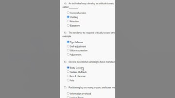 Consumer Psychology NPTEL | Assignment 7| September 2023| #nptel#assignment#trending #shotsfeed#exam