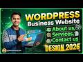 WordPress Business Website About us, Services, Contact us Design 2026