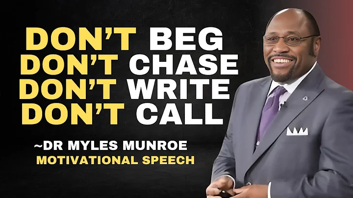 9 Things Women Should Not Do With Man | DR.MYLES MUNROE BEST MOTIVATIONAL SPEECH |