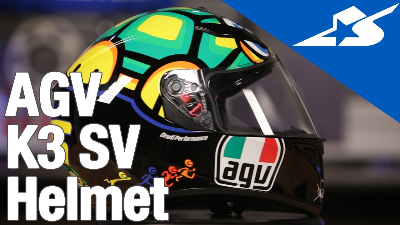 AGV K3 SV Sportbike Helmet | Motorcycle Superstore - YouTube