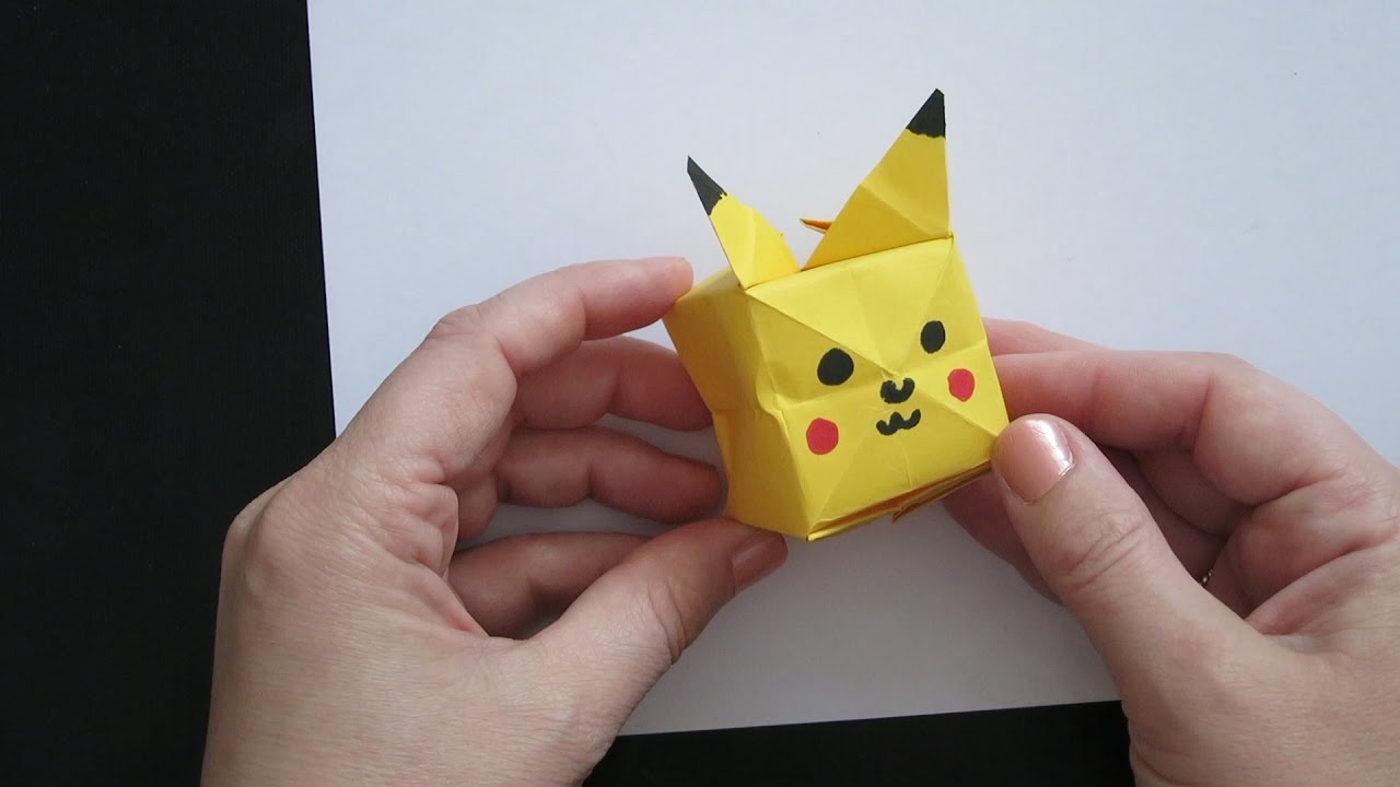 Easy Origami Paper Pikachu Tutorial - Easy Pokemon