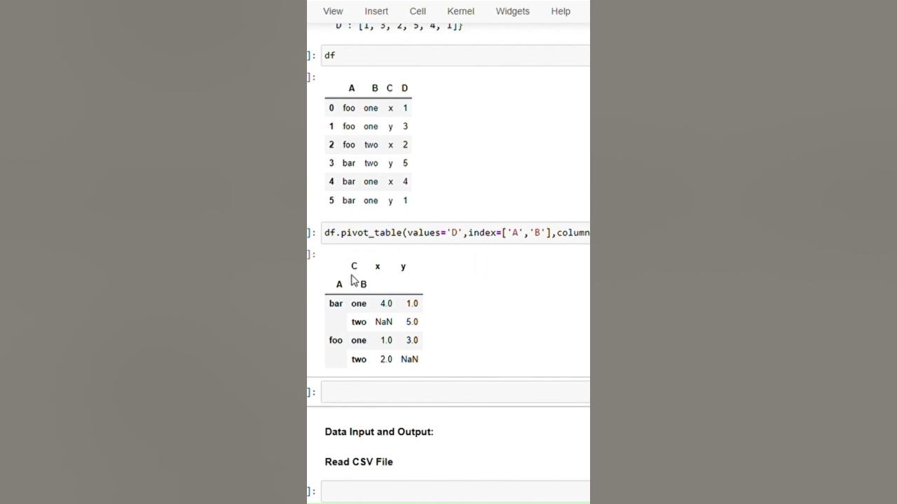 How to use Pivot Table in a Python Dataframe | Feb 2025 - YouTube
