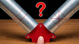 Billions of welders around the world don't know this! Tips for welding and cutting round pipes.