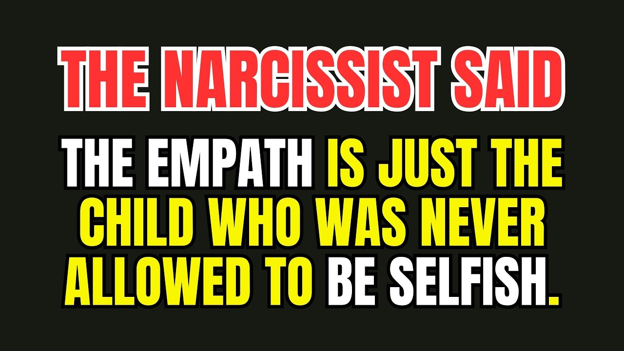 The Empath Is Just the Child Who Was Never Allowed to be selfish.