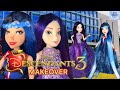 Descendants 3 Mal &amp; Evie Doll Makeover Ombré Hair Disney Descendants Doll Episode Transformation