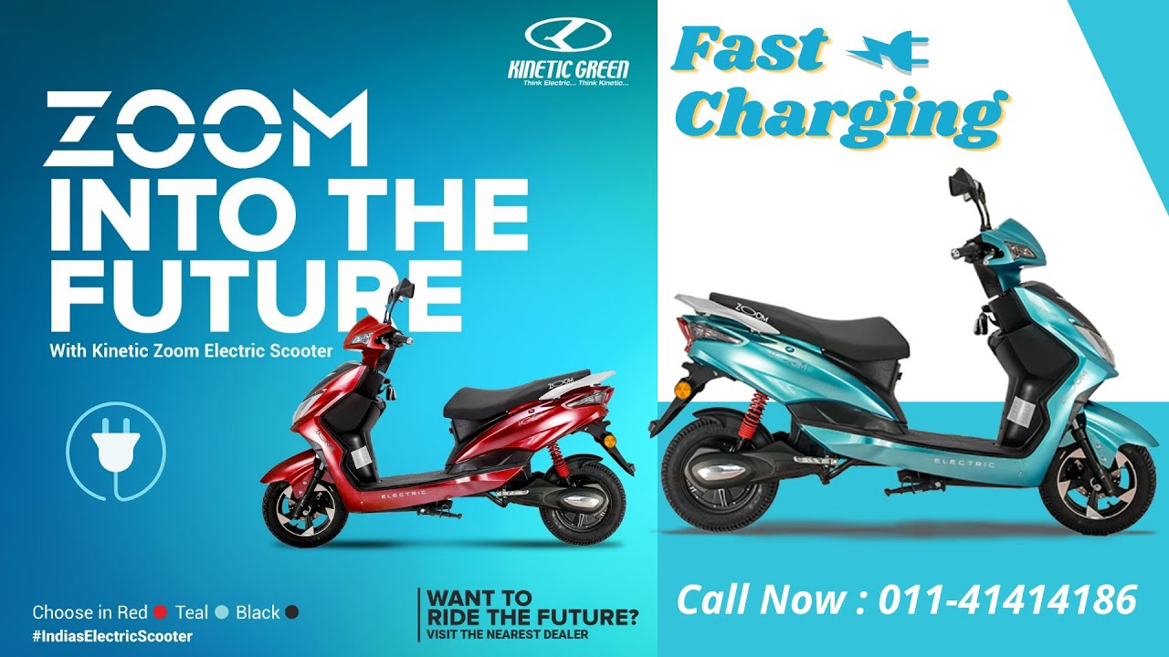 Kinetic Electric Hi Speed Scooter with Cruise Control, Smart Car Type Key Launched | Lithium Battery